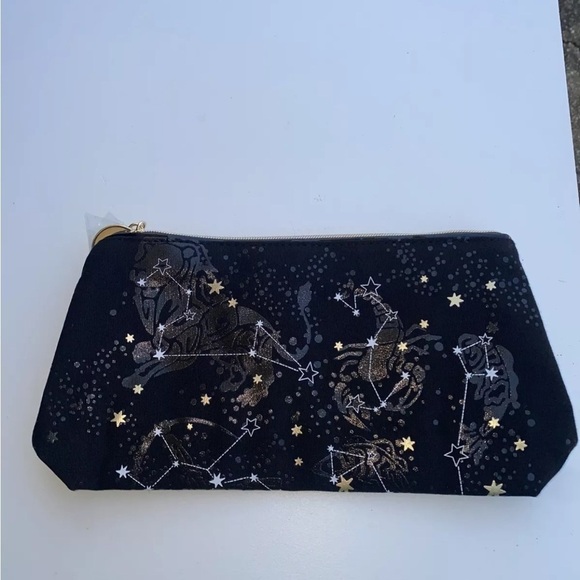 Estee Lauder Cosmetics Makeup Travel Bag (Black with White Constellations) - Picture 1 of 6